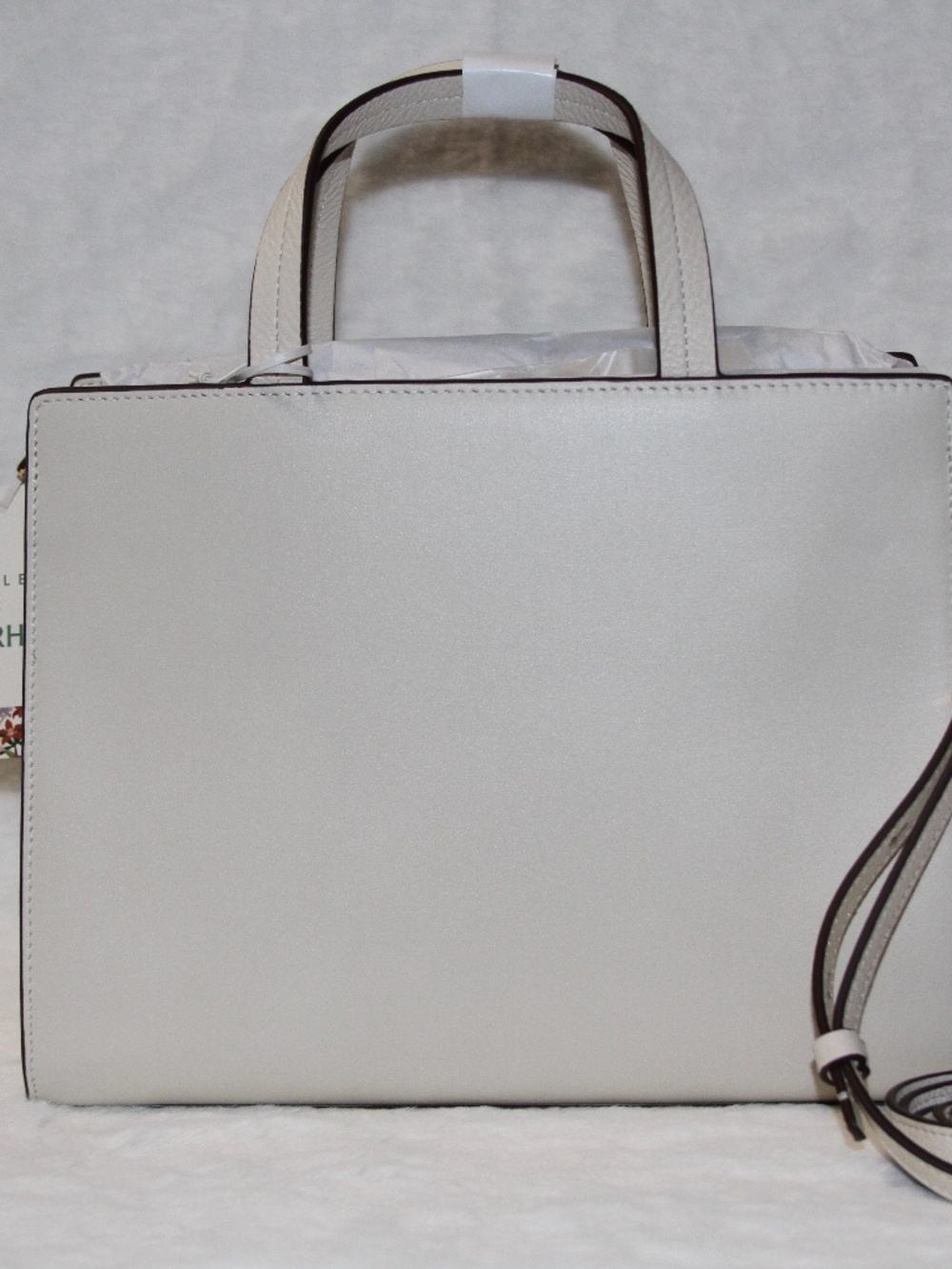 Radley London Scottie RHS Zip Top Leather 3D Floral Applique Grab Satchel Bag - Picture 5 of 8